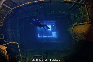 The wreck "Umbria" has a cargo of 360.000 bombs that make... by Aleksandr Marinicev 